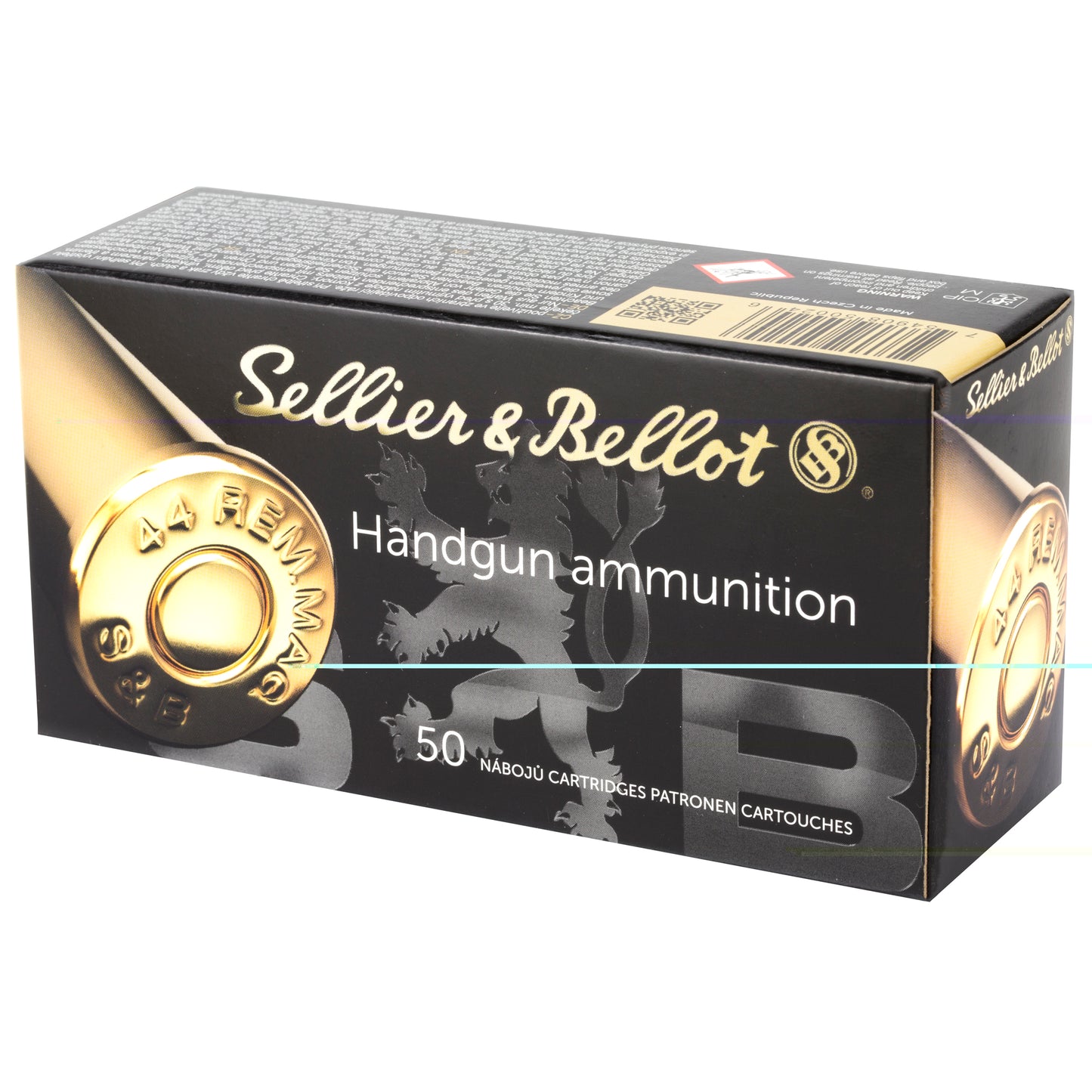 Sellier & Bellot, Pistol, 44 MAG, 240 Grain | SP |  (50 Round Box)