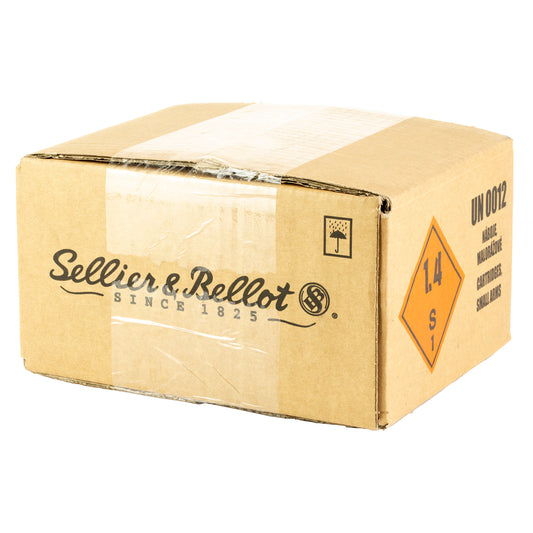 Sellier & Bellot 9mm Luger 115 Grain | Full Metal Jacket, FMJ| 1000 Round Case White Box Ammunition 