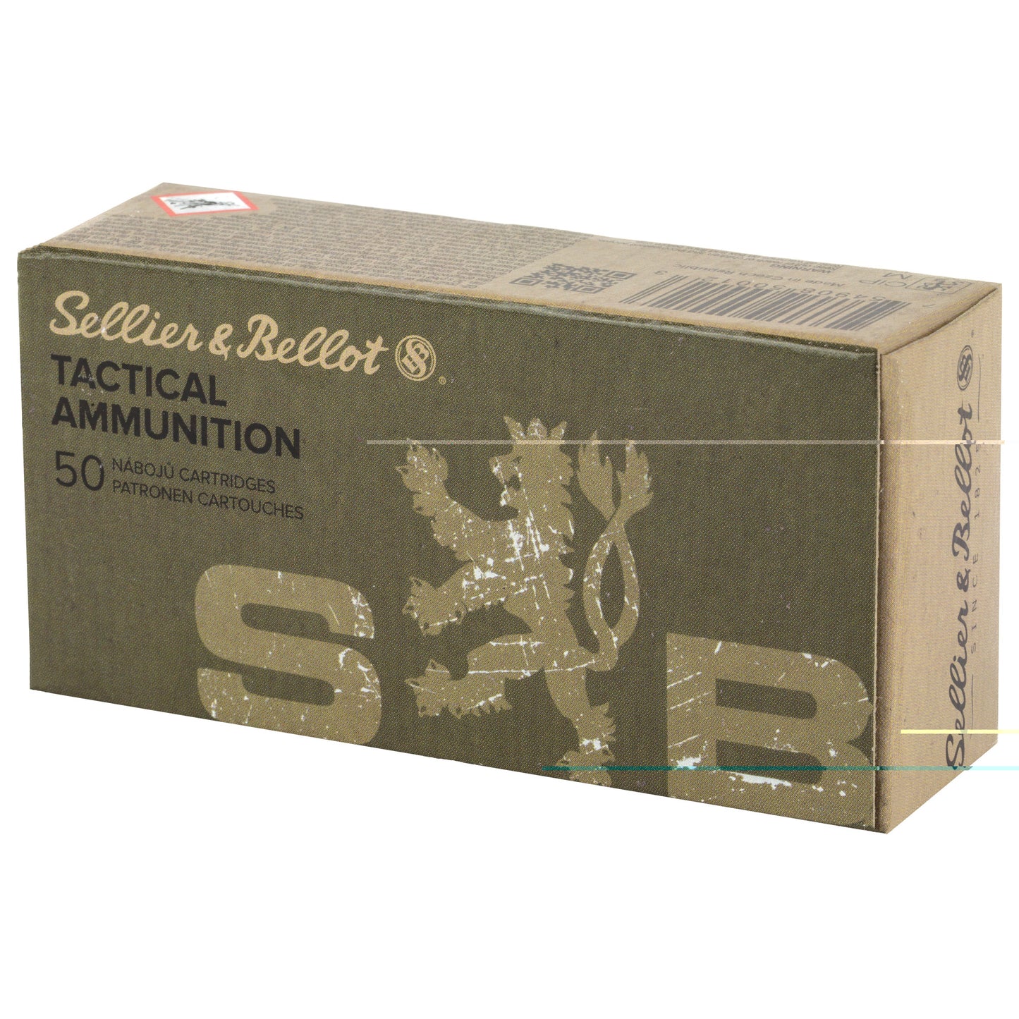Sellier & Bellot, Pistol, 9MM, Subsonic, 140 Grain | FMJ |  (50 Round Box)