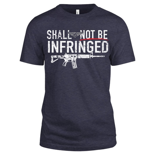 "Shall Not Be Infringed" Front Logo T-Shirt - S