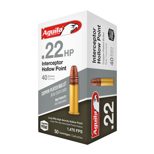 Aguila 22LR Intercpt 40gr |HP| (50 Round)