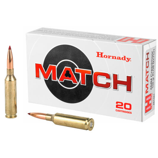 Hornady 6mm Creedmoor 108gr ELD-Match Ammunition 20/200