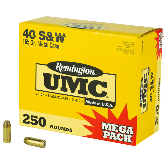 Rem Umc Mp 40sw 165gr Fmj 250/1000