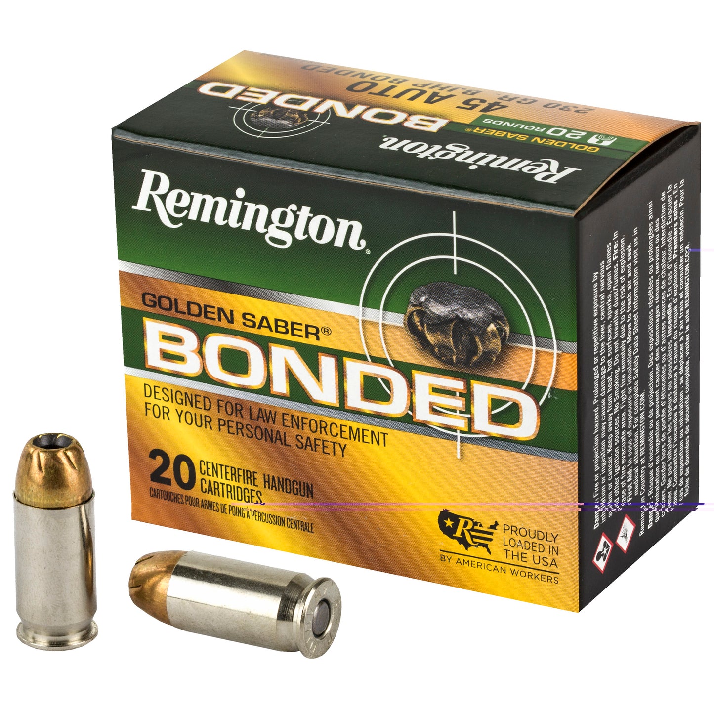 Rem Golden Sbr 45acp 230gr 20/500